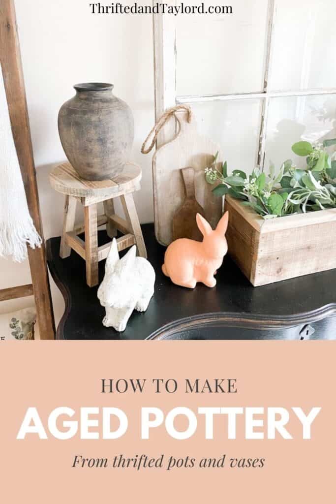 How to Make Your Upcycled Vases and Pots Look Like Aged Pottery