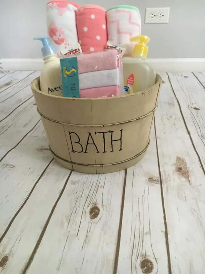 DIY Baby Shower Gift Basket