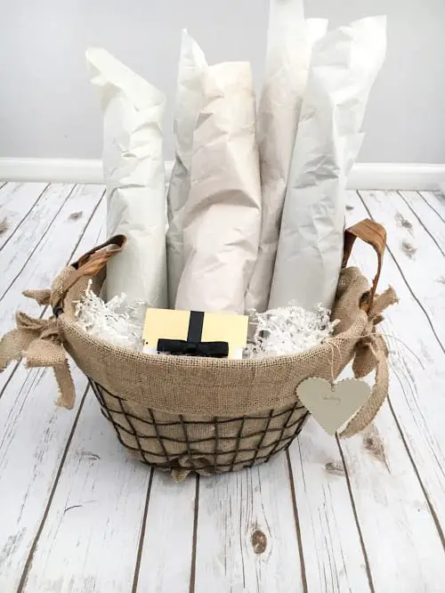Bridal Shower Outfit and DIY gift basket