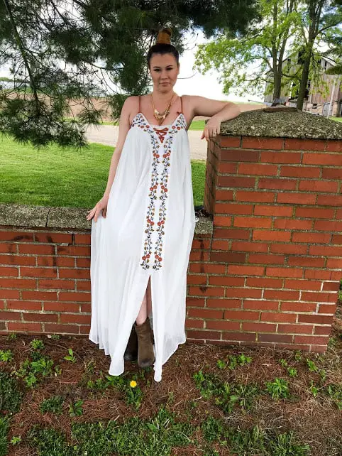 perfect maxi dress for a weekend getaway