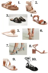 10 Must Have Sandals Under $30 | Thrifted & Taylor'd | www.thriftedandtaylord.com
