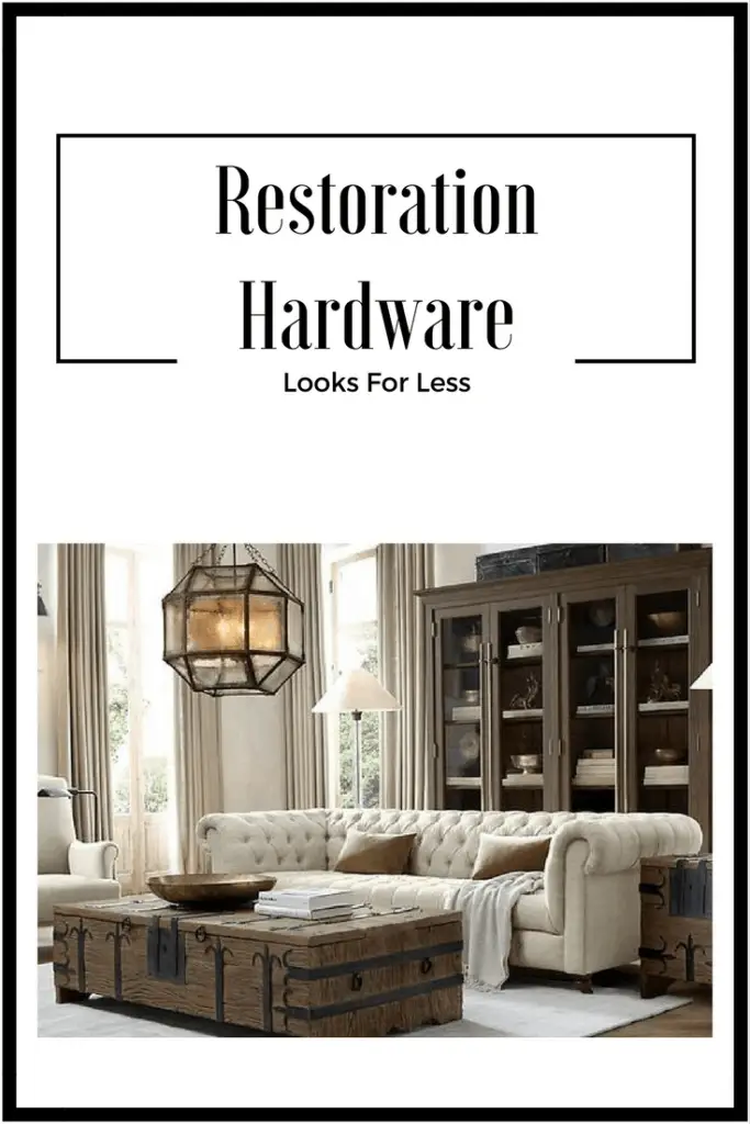 Restoration Hardware looks for less