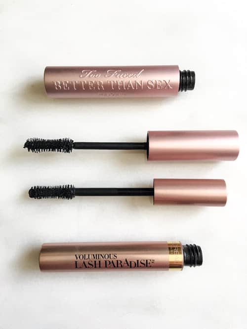battle of the Mascaras Too Faced Better Than Sex VS. L'Oreal Lash Paradise | Thrifted & Taylor'd | www.thriftedandtaylord.com