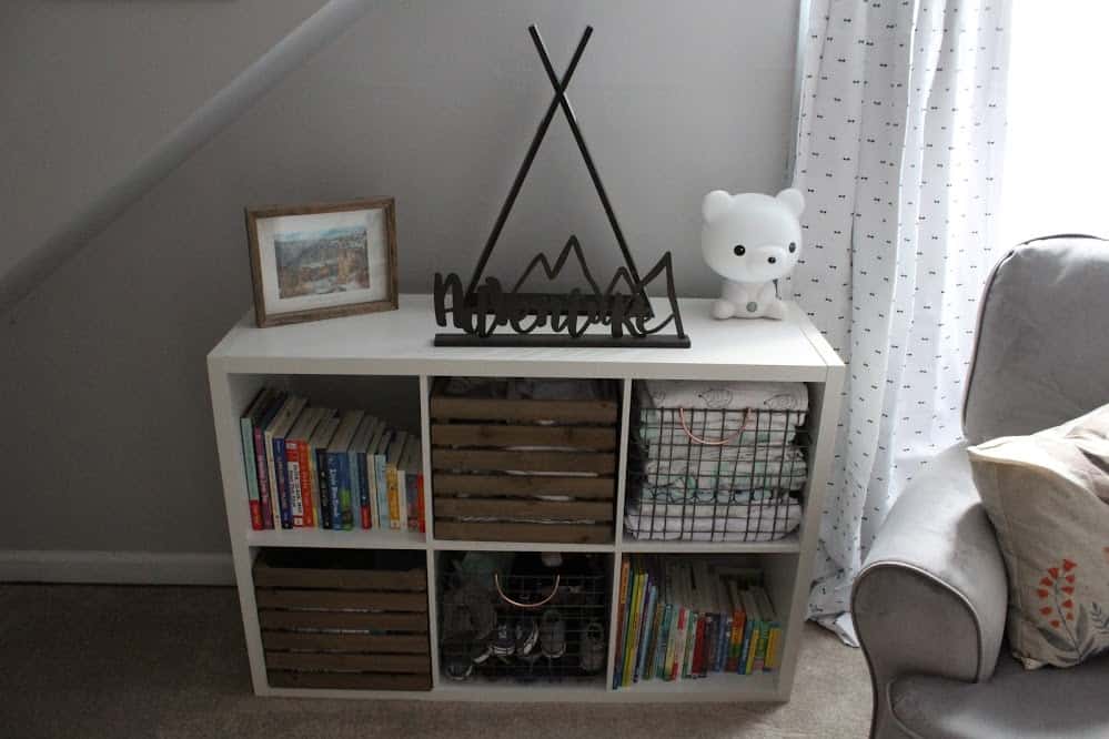 Woodland themed nursery | Adventure Themed Nursery | Thrifted & Taylor'd | www.thriftedandtaylord.com