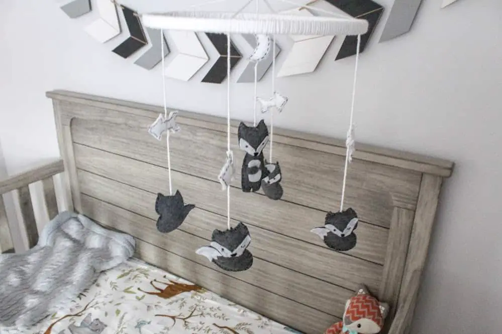 Woodland themed nursery | Adventure Themed Nursery | Thrifted & Taylor'd | www.thriftedandtaylord.com