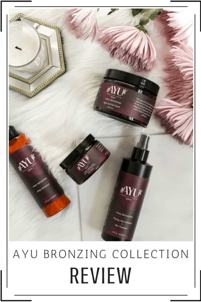 AYU Sunless Vino Bronzing Collection | A Sunless Tanner Review | Thrifted & Taylor'd