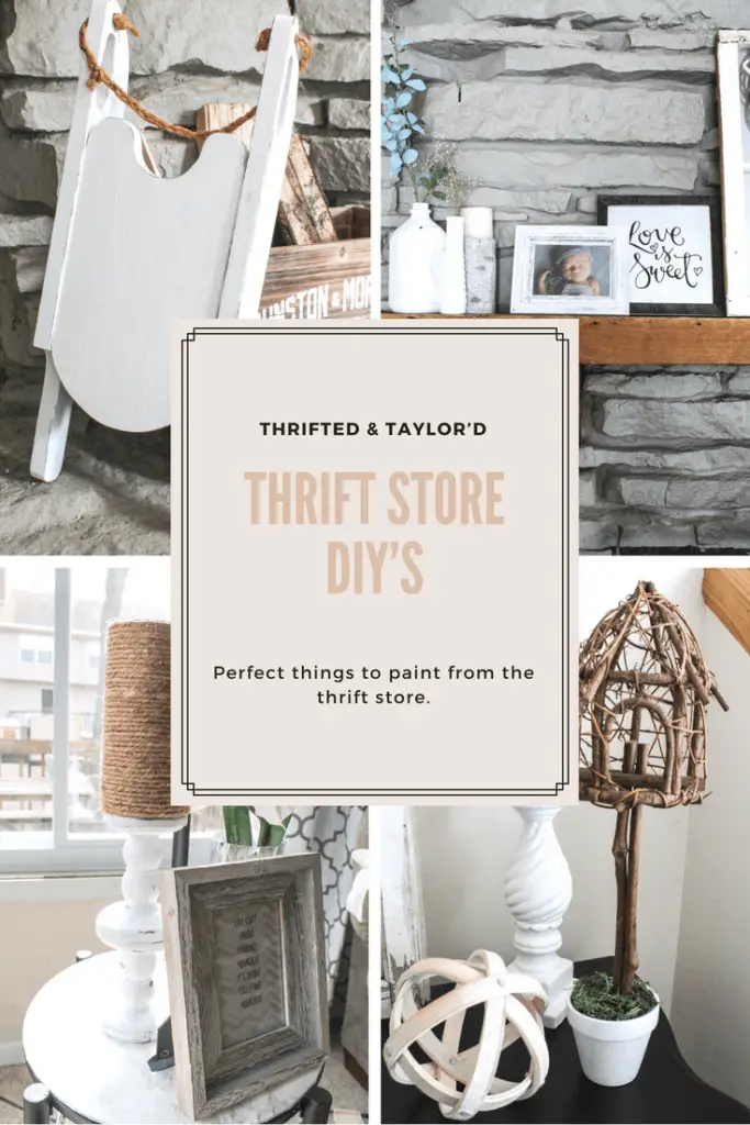 Thrift Store DIY | Perfect things to paint from the thrift store | Thrifted & Taylor'd