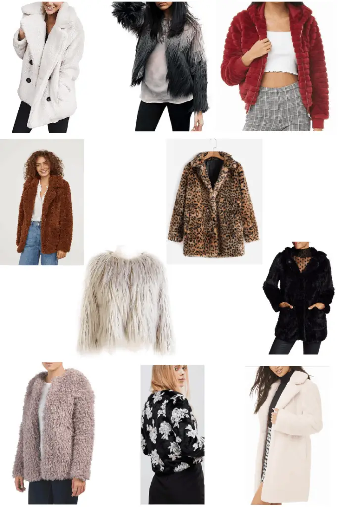 10 Gorgeous Faux Fur Jackets Under $50 | Thrifted & Taylor'd