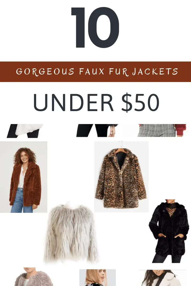 10 Gorgeous Faux Fur Jackets Under $50