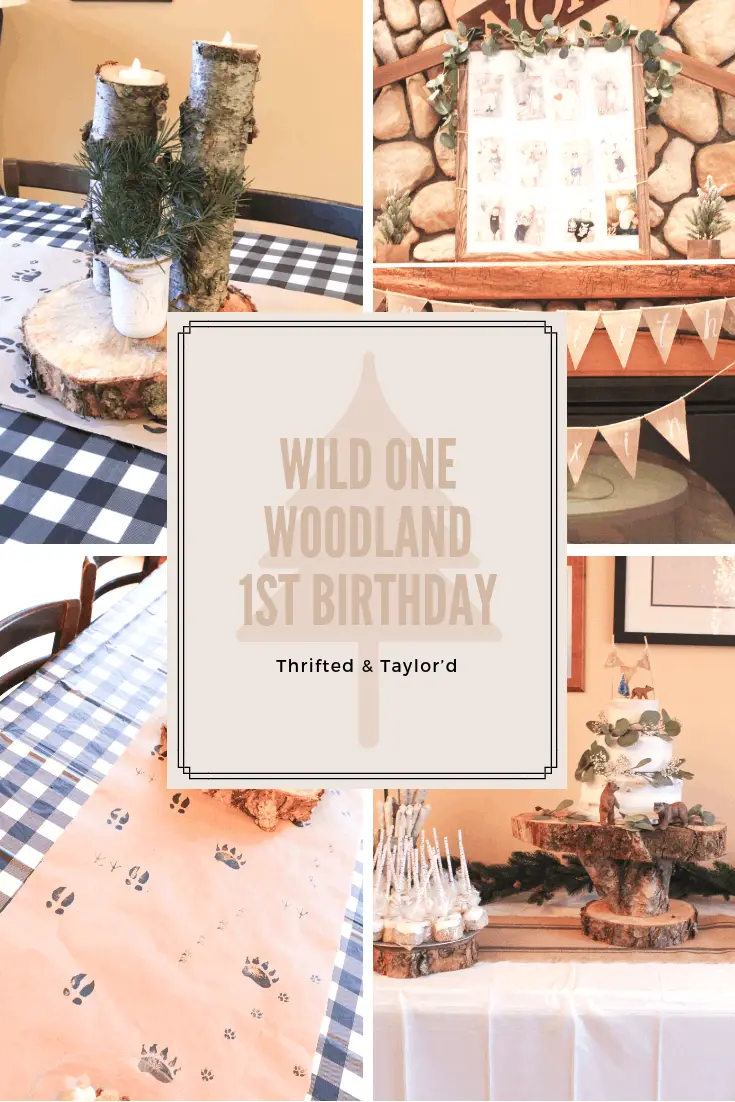 Wild ONE Woodland First Birthday Party