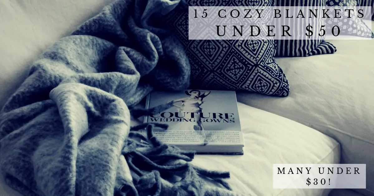 15 Cozy Blankets Under 50 Thrifted & Taylor'd