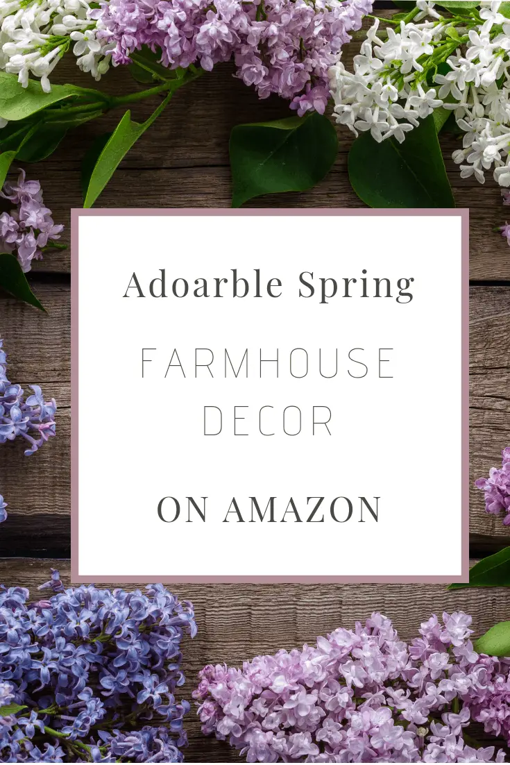 Adorable Spring Farmhouse Decor On Amazon