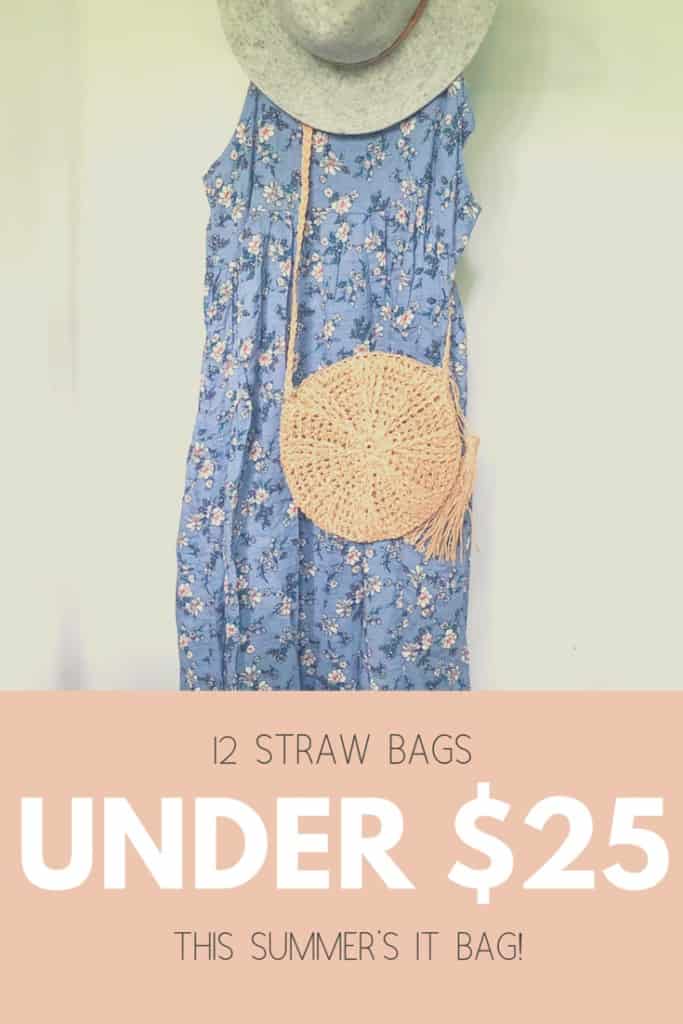 12 Straw Bags Under $25 | Summer's It Bag | #summerfashion #strawbag #strawbags
