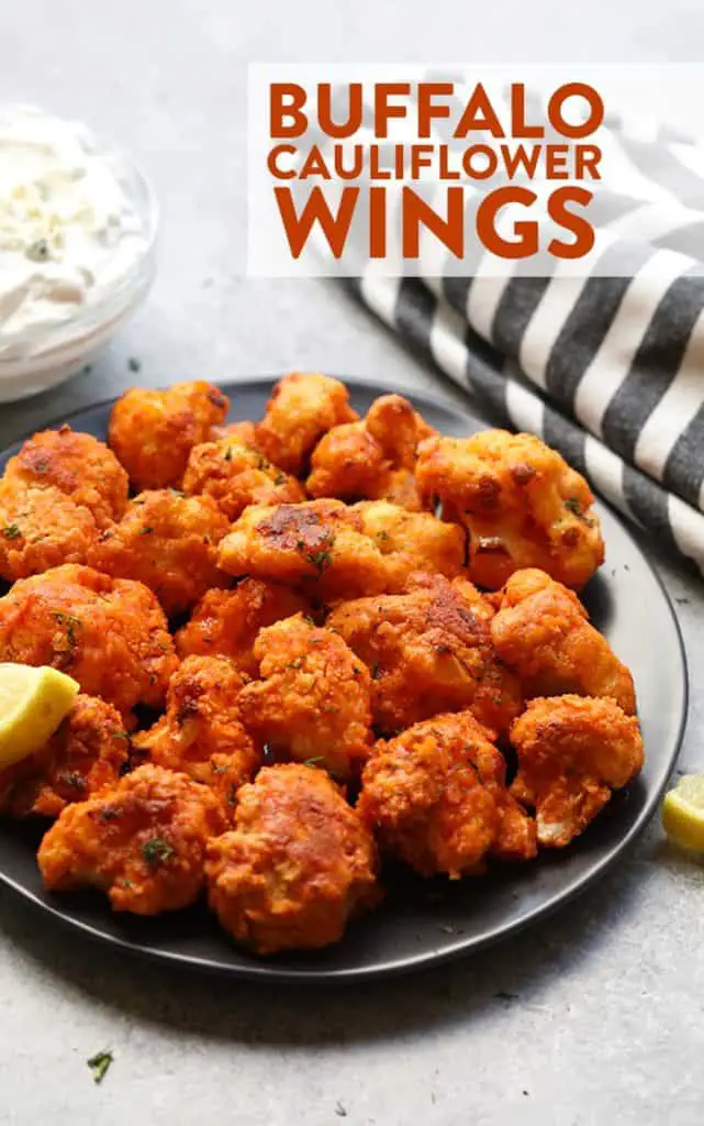 Monthly Favorites Buffalo Cauliflower "wings"