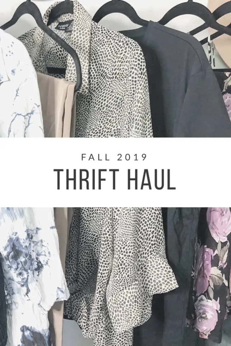 Fall Thrift Haul Fall 2019 Trends Plus Closet Staples Thrifted