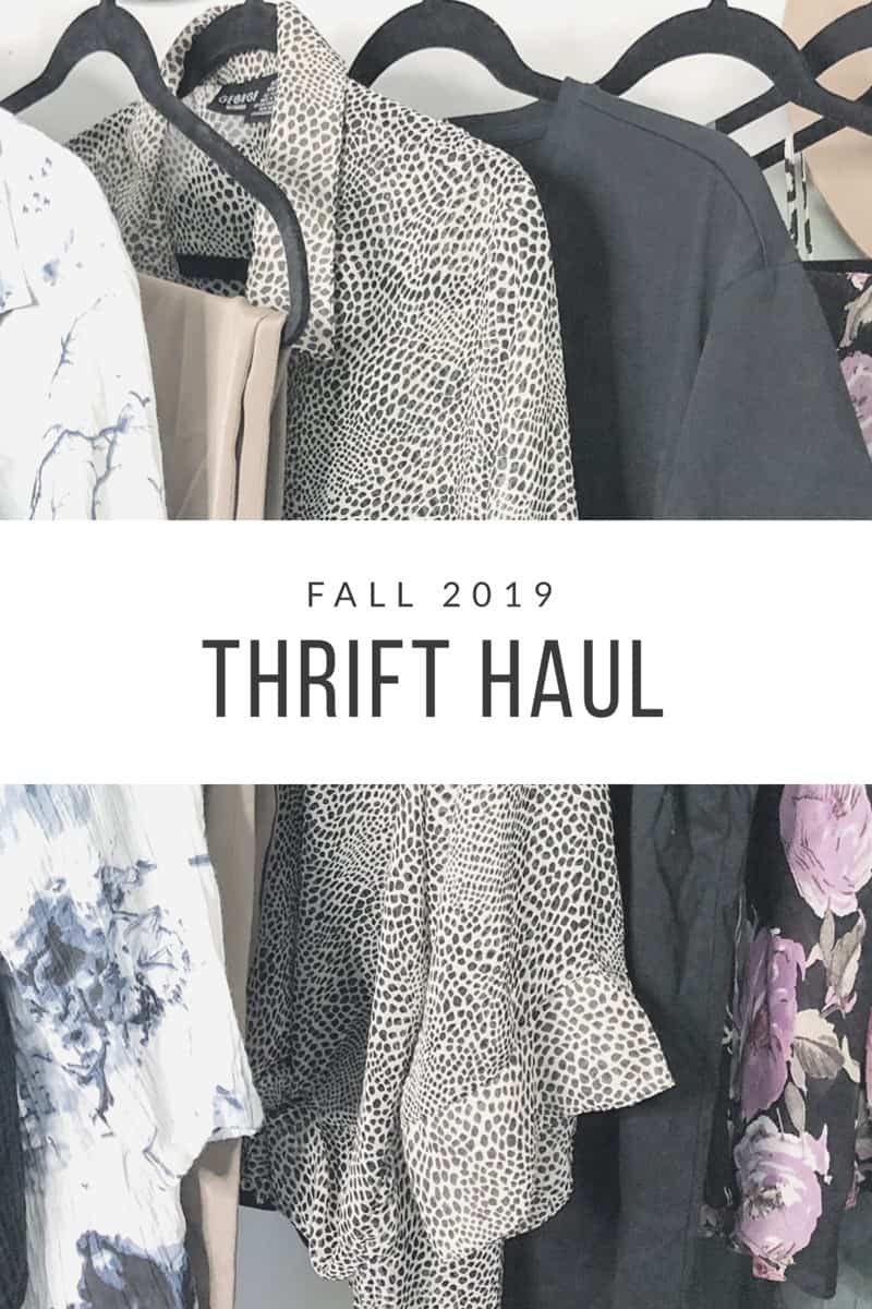 Fall Thrift Haul | Fall 2019 Trends Plus Closet Staples