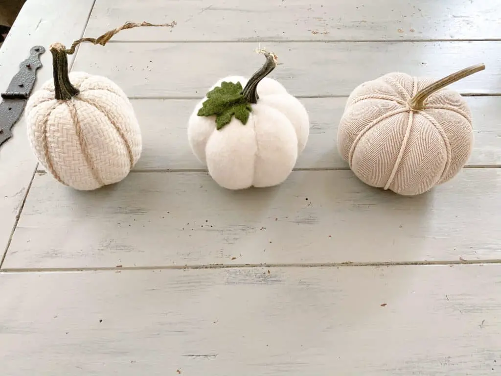 In this quick and easy pumpkin stem DIY you can instantly transform your faux pumpkins to make them look more expensive and to give them more texture. Find out how!