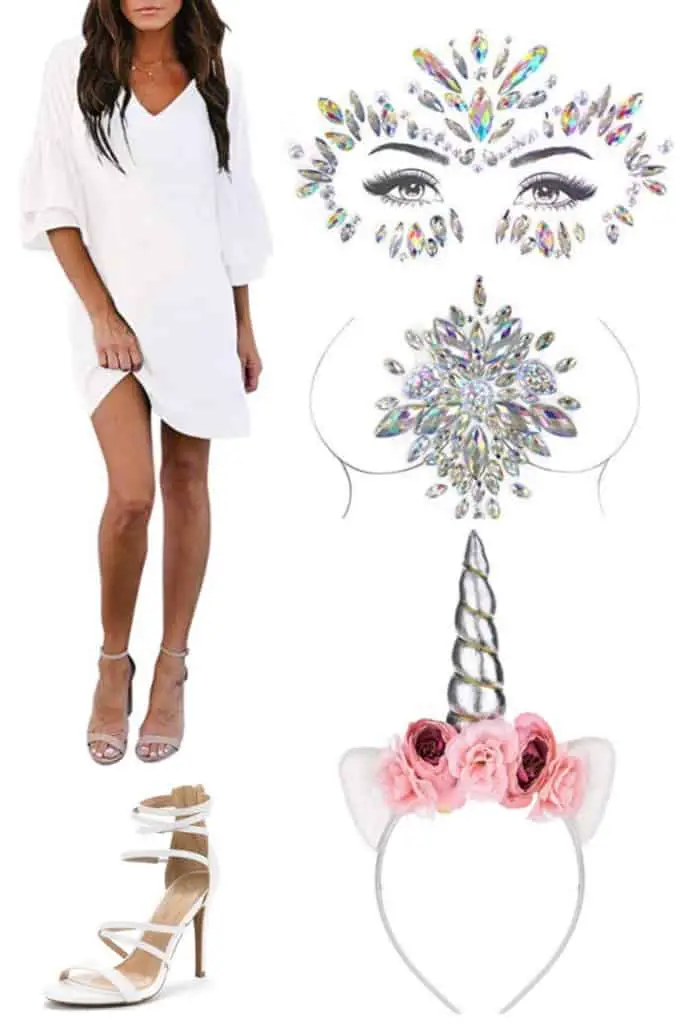 If you're on the hunt for cheap and easy Halloween costumes, look no further! I put together 5 different costumes using items from your closet and items than cost less than $20 such as this adorable unicorn costume. You can wear whatever you'd like from your own closet to make it as sexy, cute, comfortable, etc. as you would like!