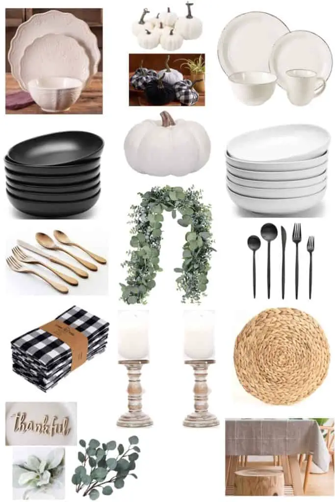 Do you always see those gorgeous modern farmhouse Thanksgiving tablescapes and wish you could do it yourself? I rounded up everything you need to get the most perfect tablescape on Amazon. Your guests will be asking you who you hired!