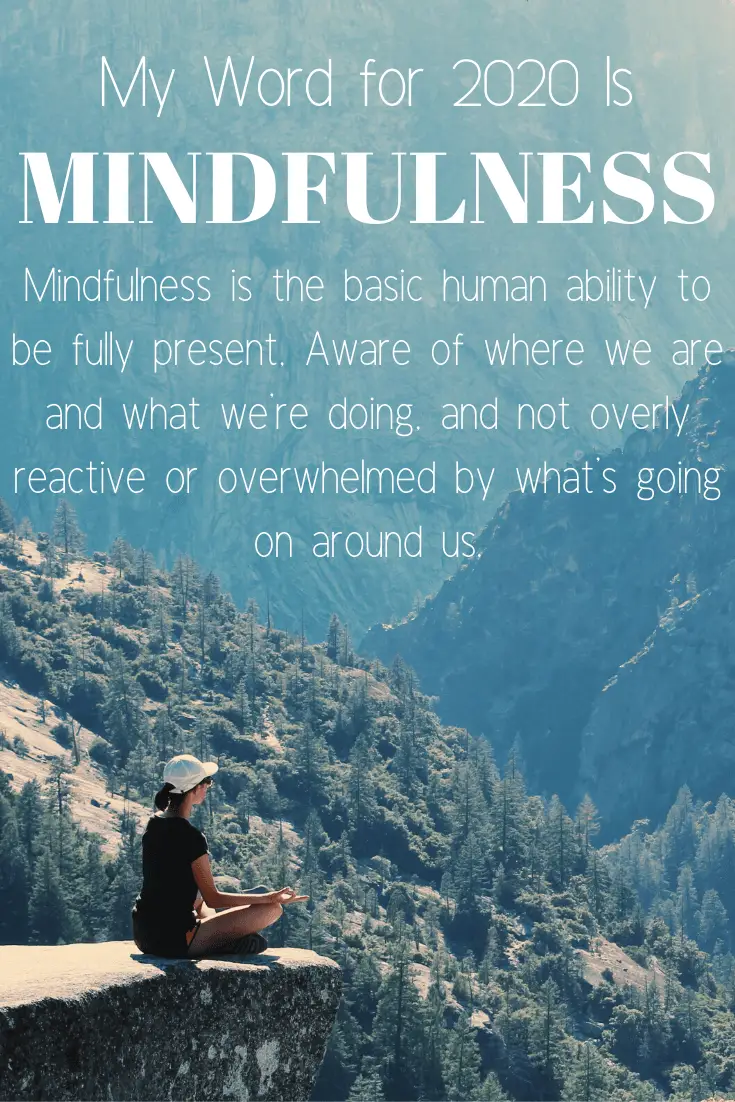 With a new year comes a fresh start. A chance to make new goals and take sight of who you want to be this year and moving forward. Mindfulness is my word for this new year. It is who I hope to be and how I hope to achieve the goals I have set for myself.