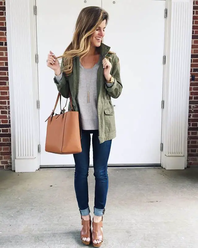 Tossing on a light jacket is perfect for your winter to spring wardrobe transition. Trade out your big bulky coats for something lighter and more springy to still keep you warm on the cooler spring days. Check out 6 other ways to take your wardrobe from winter to spring!