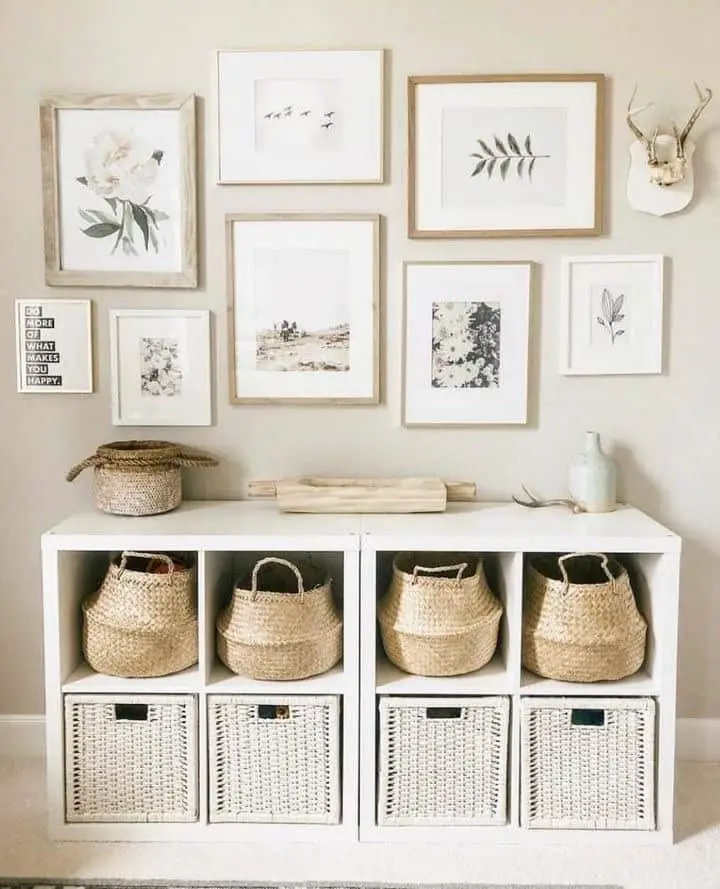 These simple home decorating tips are all you need to have you decorating like an interior designer. Adding baskets throughout your home is a great way to add some warmth and texture.