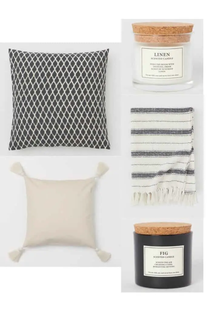 Did you know about the H&M home decor section? They have tons of great things for super affordable prices. Check out some of my favorites!