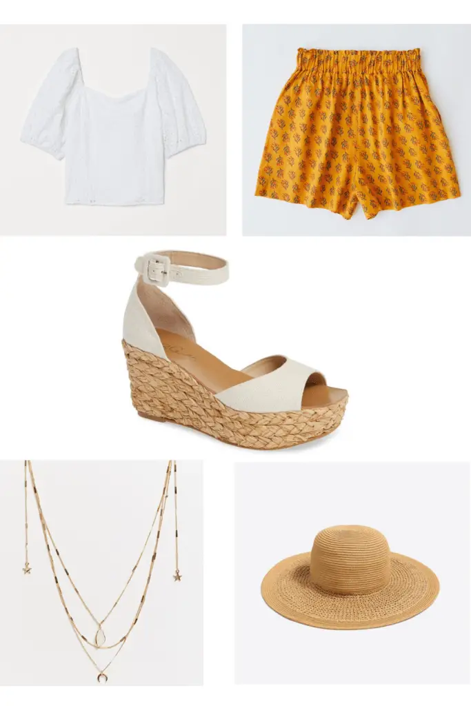 In need of some outfits for hot summer days? See where to get this look plus 6 other outfits ranging from casual to dressed up with somewhere to go!