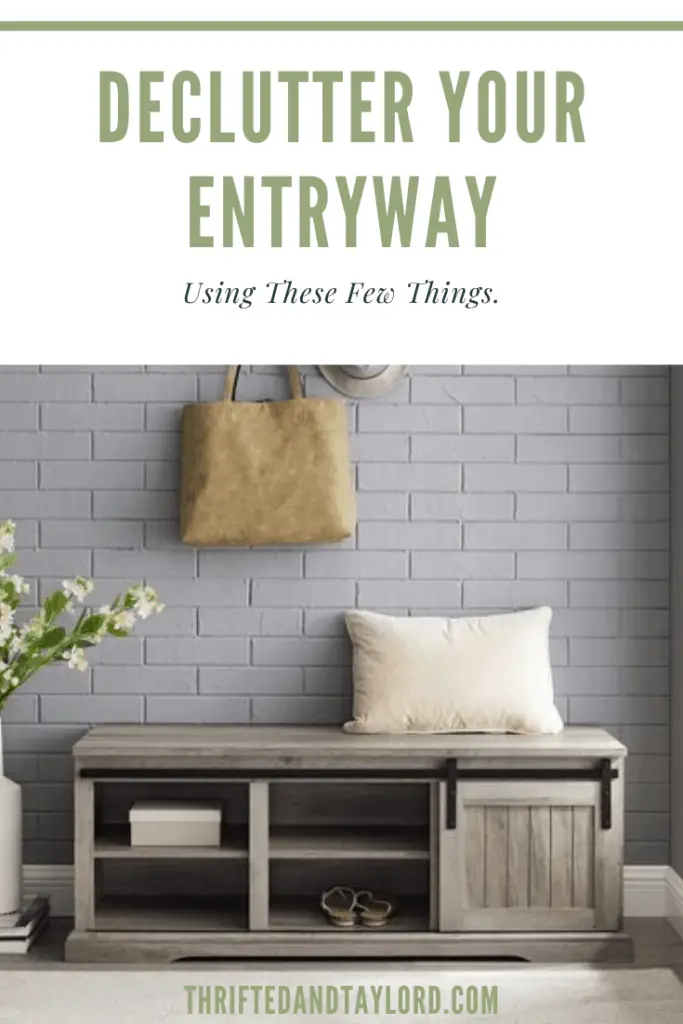 No one likes welcoming their guests into their home with a mess. Check out how you can easily declutter your entryway with just a few things.