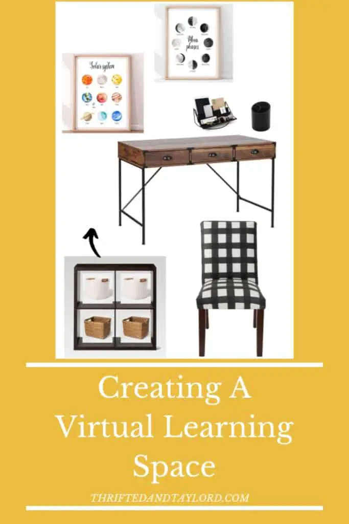 With virtual learning becoming a reality for many families this year, there comes a good amount of stress about how this will be able to work. Creating a virtual learning space in your home will help alleviate some of that stress by giving your children a dedicated, quiet place to learn. Check out some great inspiration as well as 3 different space designs to figure out what will work best in your own home.
