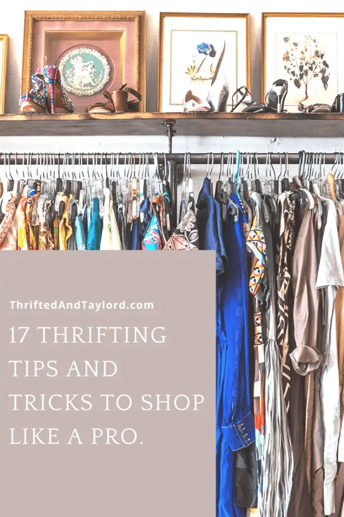 So many great thrifting tips and tricks that will have you thrift shopping like a pro.