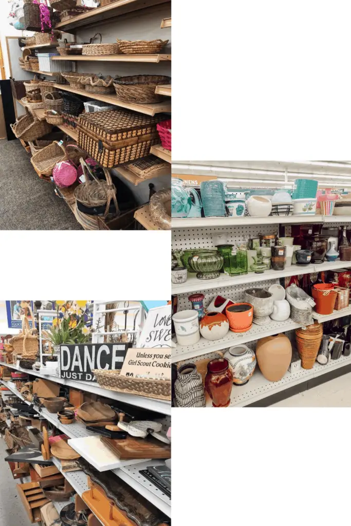 Checking every aisle in the home decor section to find all kinds of hidden gems is one of the many thrifting tips and tricks I have listed for you to be able to shop like the pros! Come check out the rest and make your thrifting trips awesome every time.