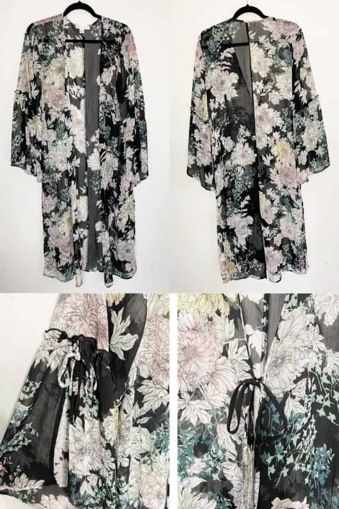 As we move closer and closer to fall it's time to start thinking about wardrobe transitions. This floral kimono/duster that I picked up in this end of summer thrift haul are perfect to transition into fall. Check out the other great pieces I picked up and how I plan to wear them into the fall!