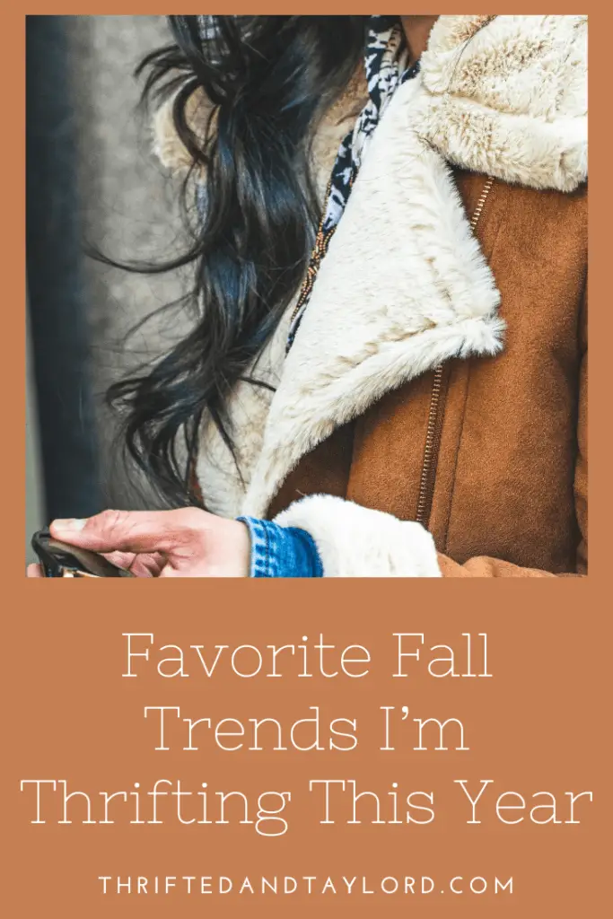 What fall trends are you loving this upcoming seasons? I love finding trendy pieces at the thrift store to shop more sustainably and to be able to try out new trends without having to spend a lot. Check out my favorite fall trends to thrift and see what I'll be hunting for!