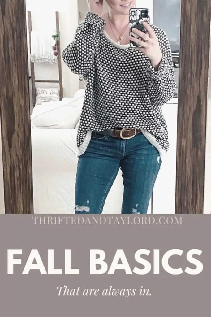 Fall is one of my favorite seasons for fashion. Fall outfits are cozy, stylish, and don't have to require a lot of effort. Check out these fall basics you need in your closet to be able to toss on and go and still look stylish.