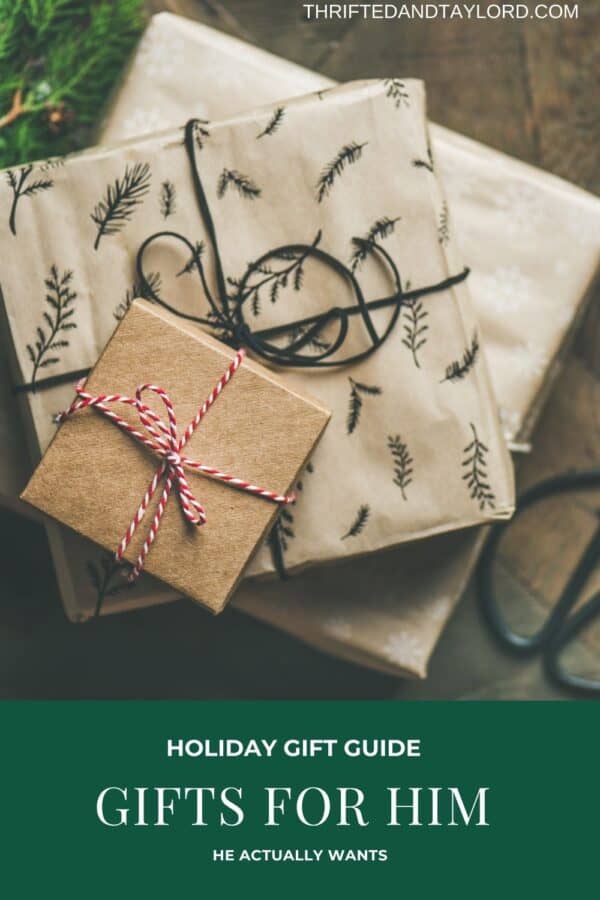 Gifts For Him He Will Actually Use | Holiday Gift Guide - Thrifted ...