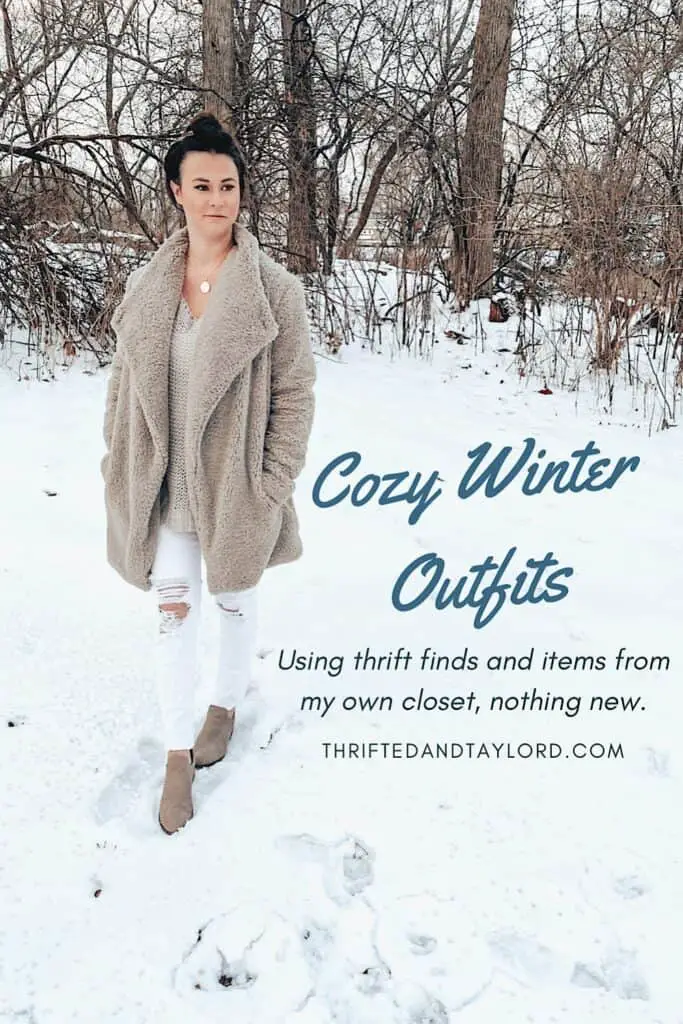 Thrifted Winter Outfits That Are Oh So Cozy and Mega Comfortable - Thrifted  & Taylor'd